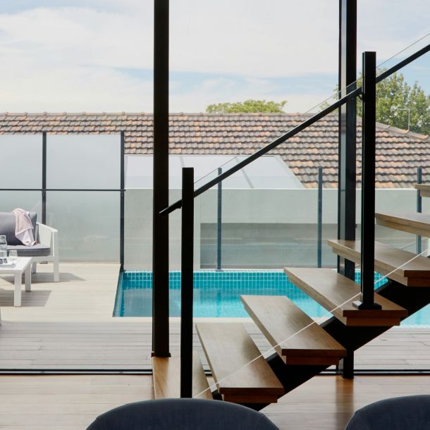 Residential Glass Railing & Skylight